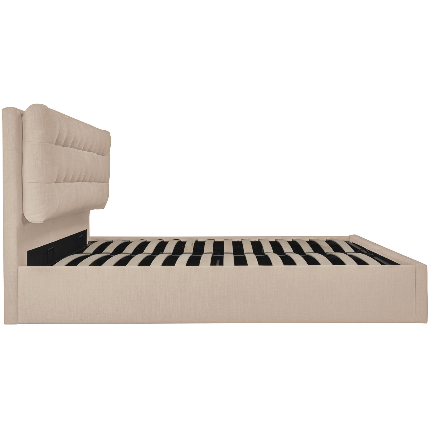 Sebastion White Storage Bed, King